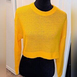 Marigold H&M Divided Cropped Sweater       Size M